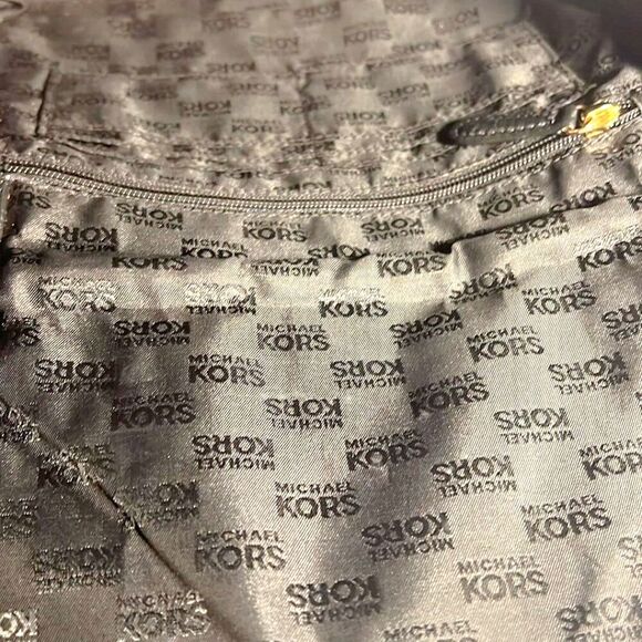 Michael Kors Black Leather Clutch with Removable Strap - Picture 7 of 11